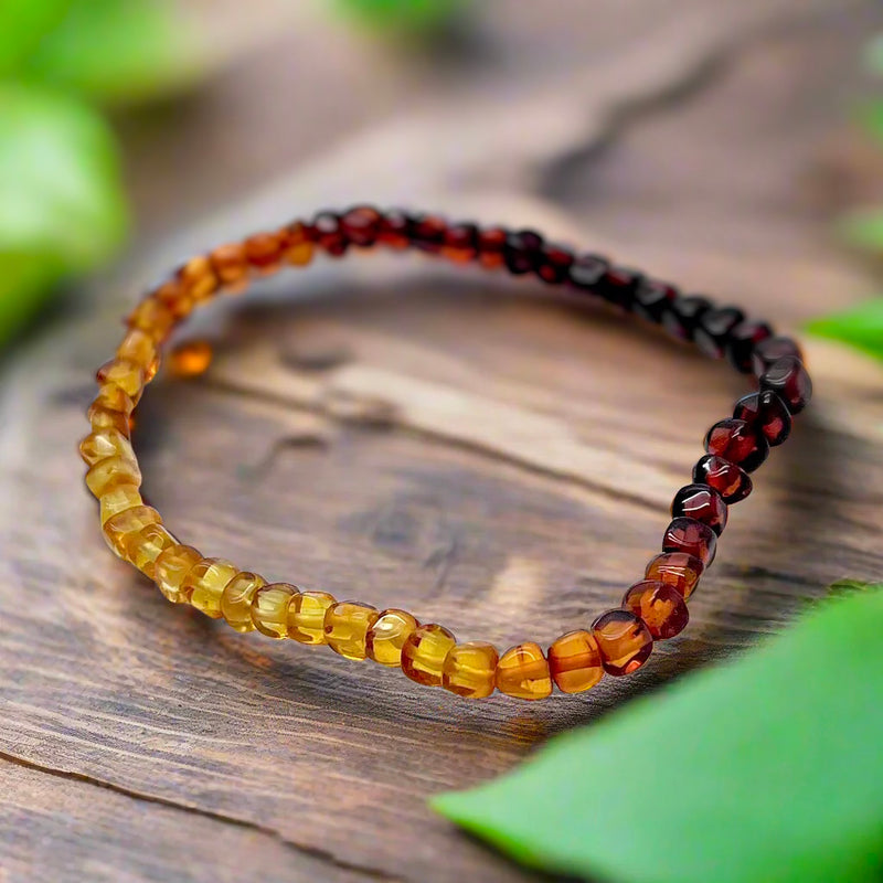 Bracelet Amber Mini Beads