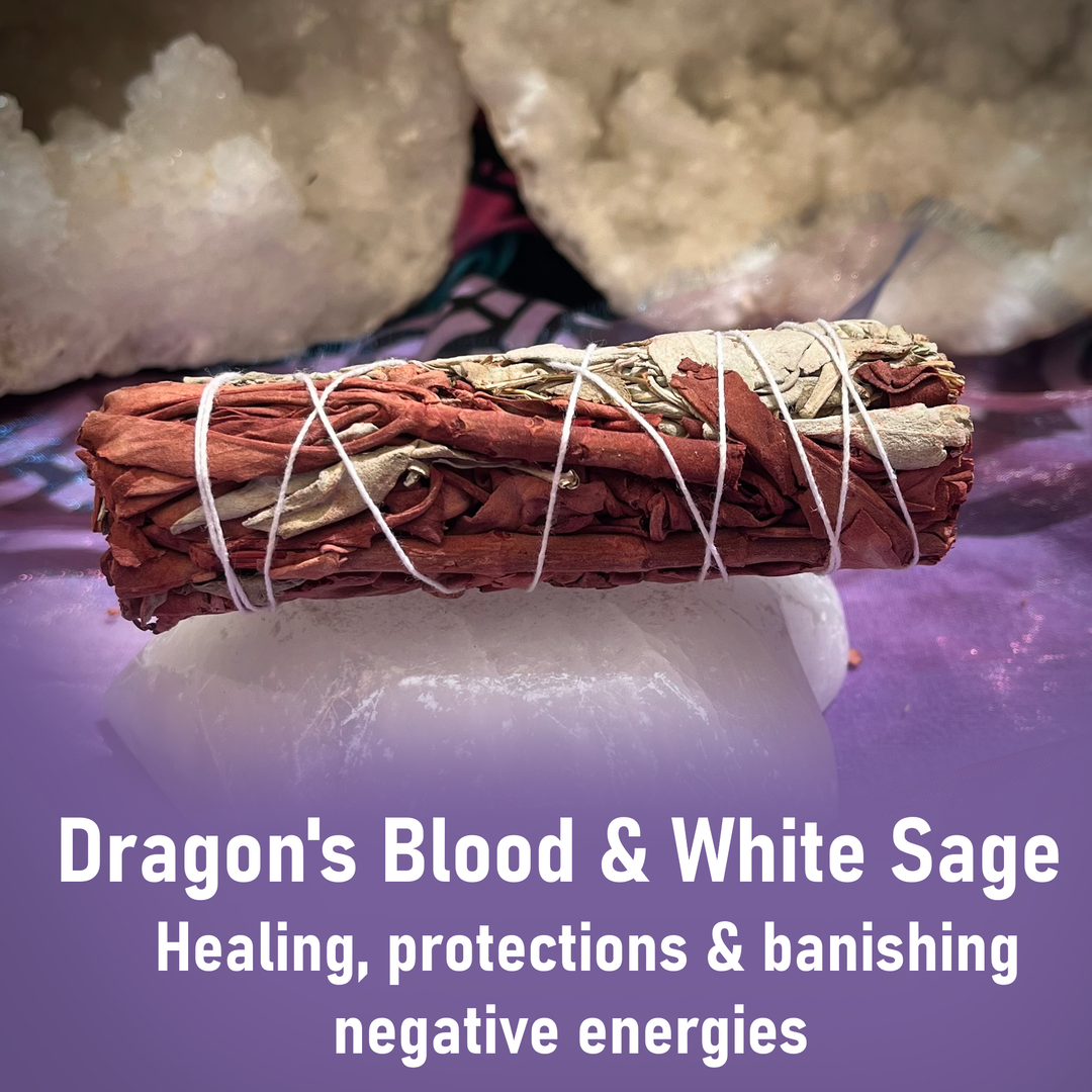 Smudge Stick White Sage Dragons Blood 10 cm