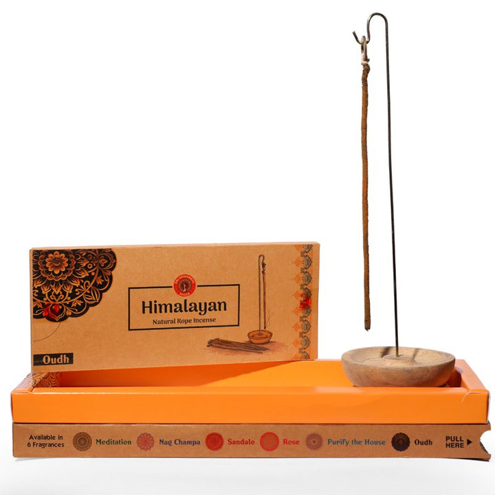 Himalayan Oudh Rope Incense 10 Pk