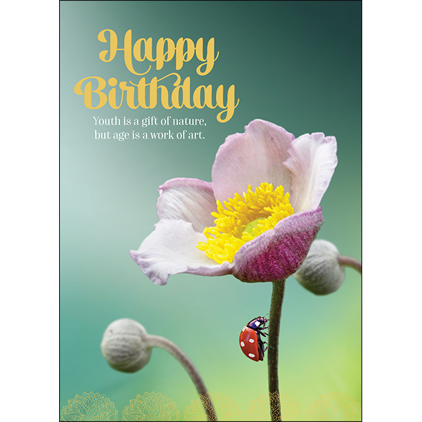 Happy Birthday Gift of Nature Card