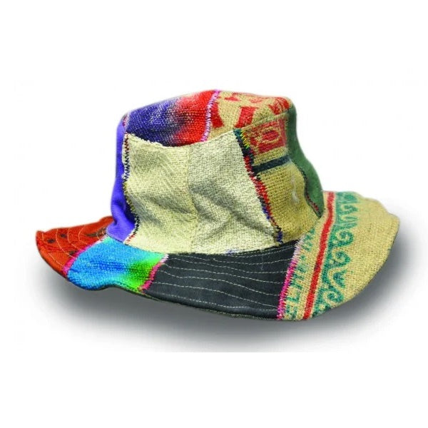 Hat Hemp Patchwork