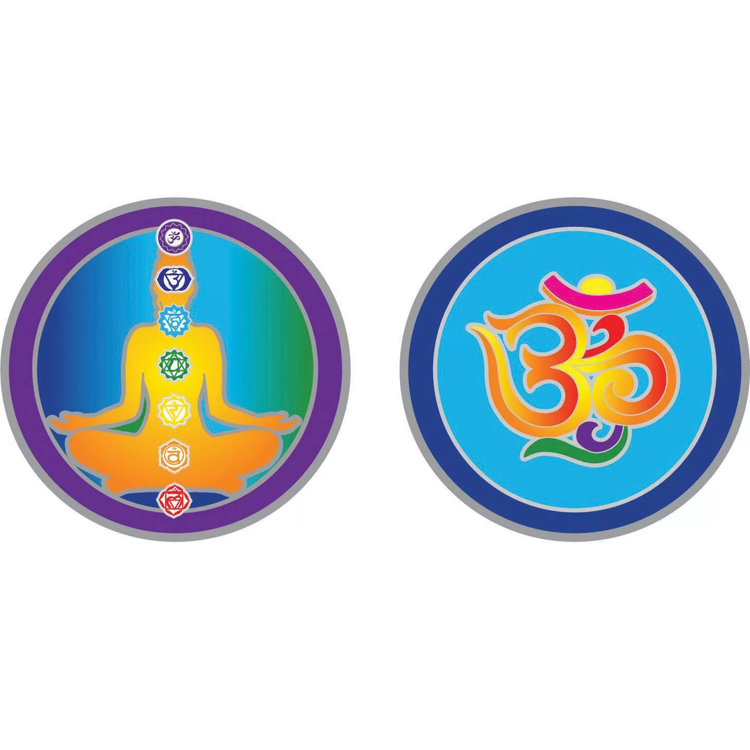 Sunlight Sticker Decal Chakra and Ohm