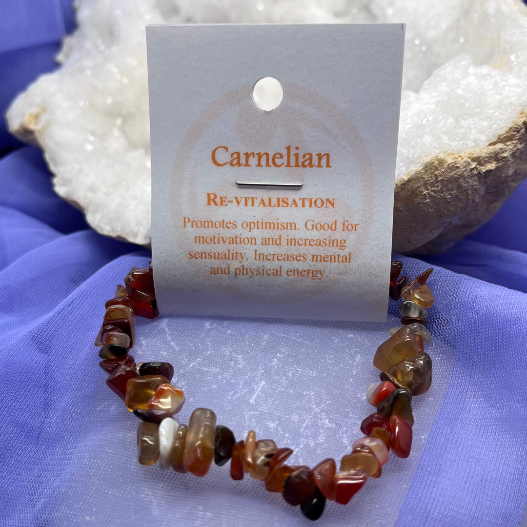 Chip Bracelet Carnelian