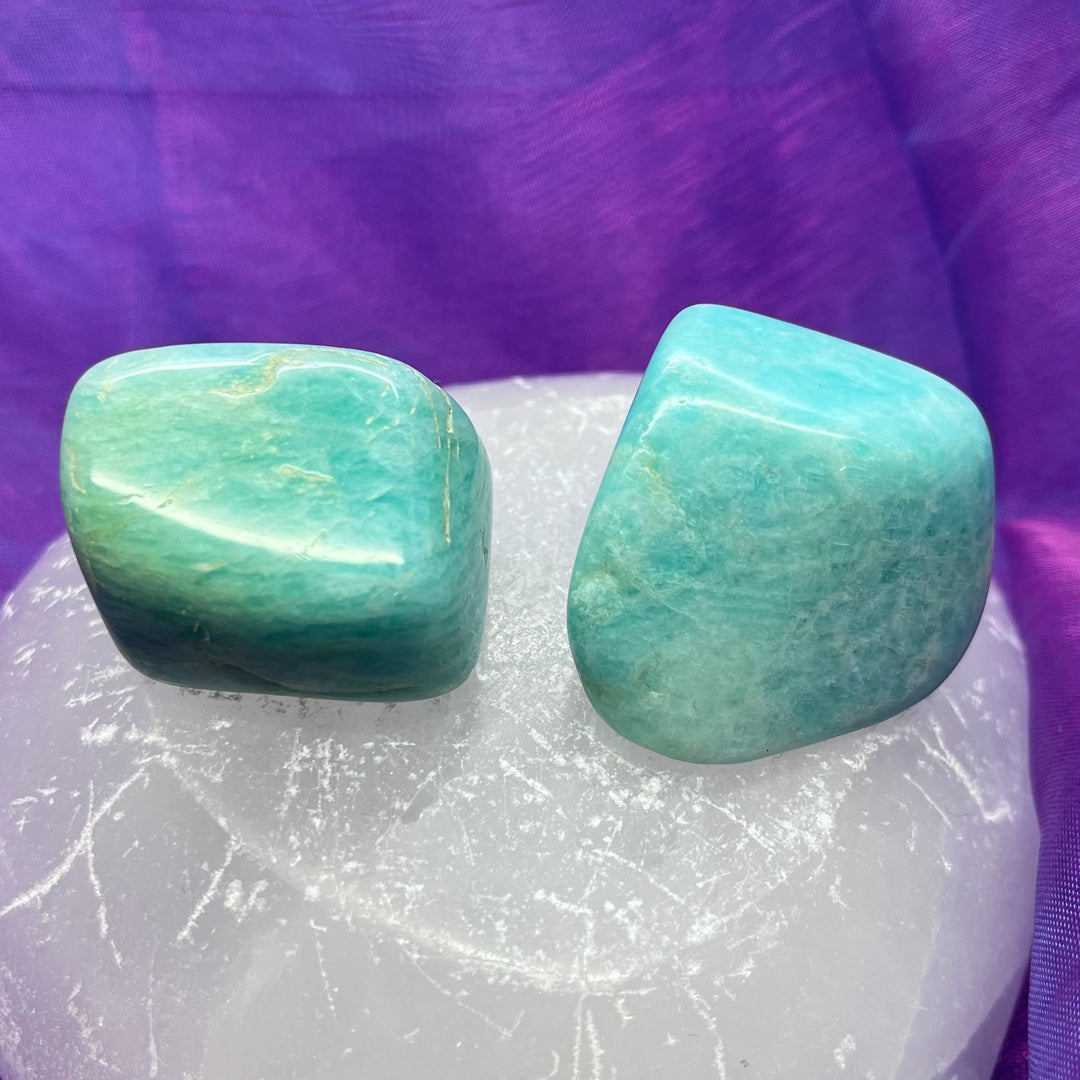 Amazonite Tumble Stone XL - Communication