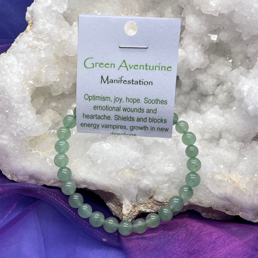 Bracelet Green Aventurine Bead 6mm | Carpe Diem With Remi