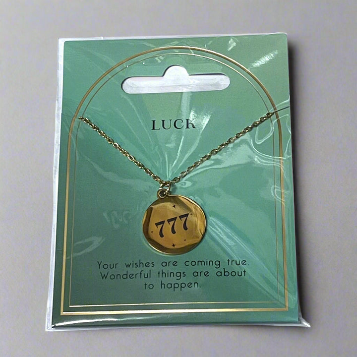 Necklace 777 Luck Angel Number