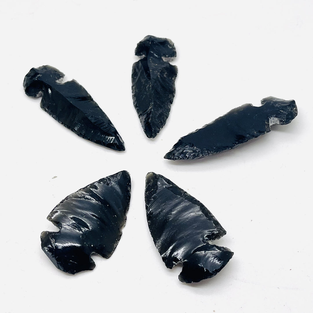 Arrowhead Black Obsidian 5 cm