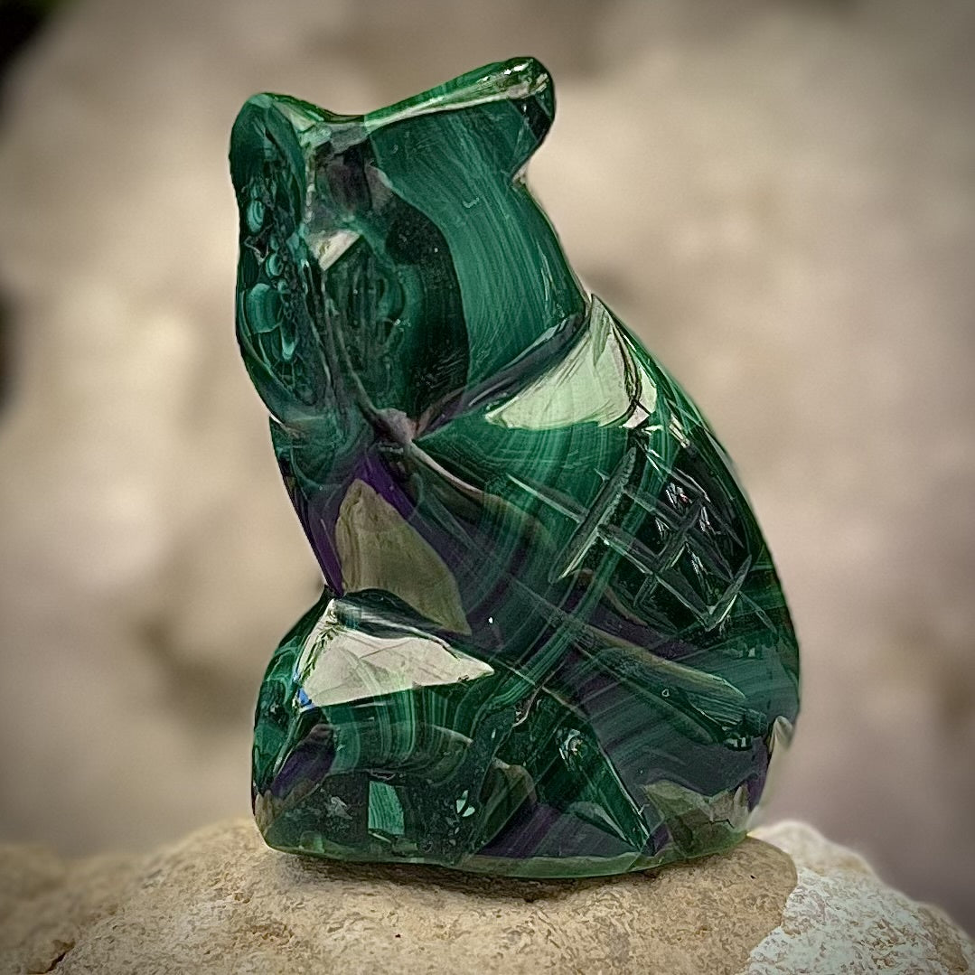 Owl Malachite 4.7 cm