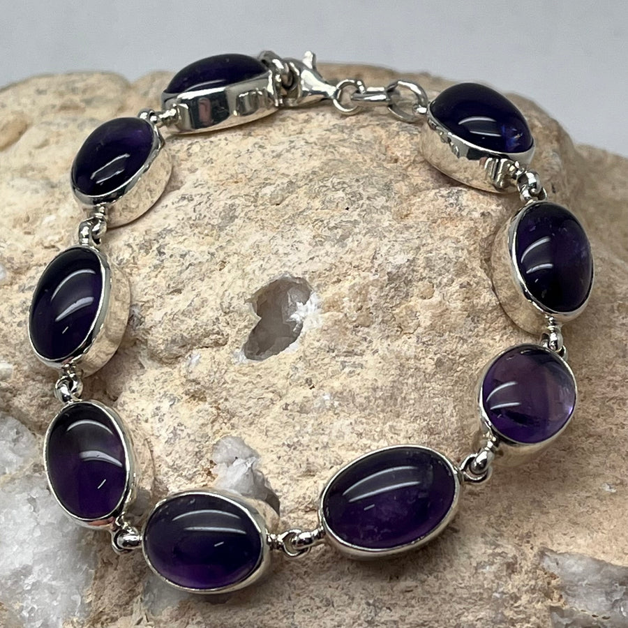 Bracelet Amethyst Ovals | Carpe Diem With Remi