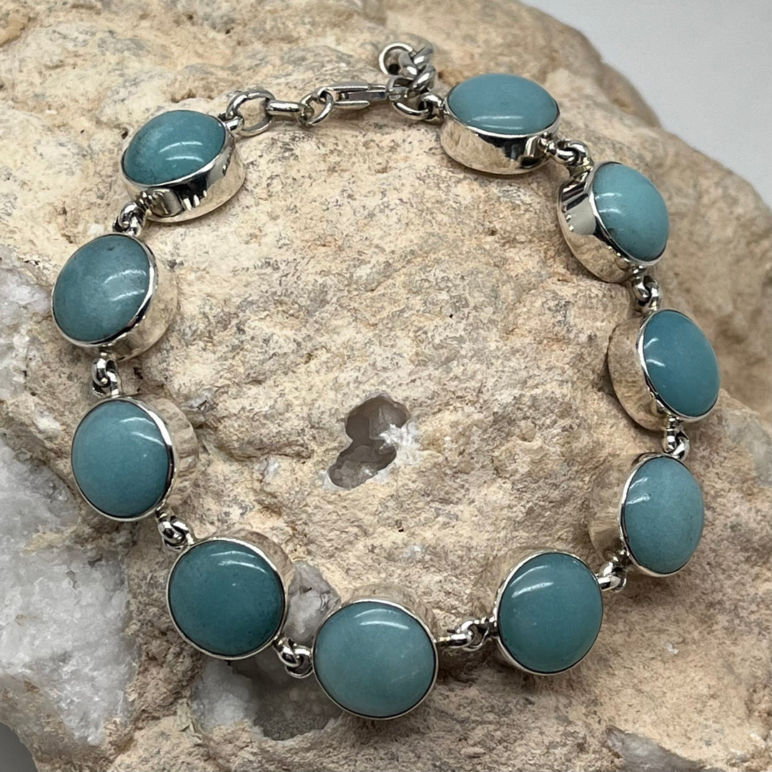 Bracelet Aquamarine Round | Carpe Diem With Remi