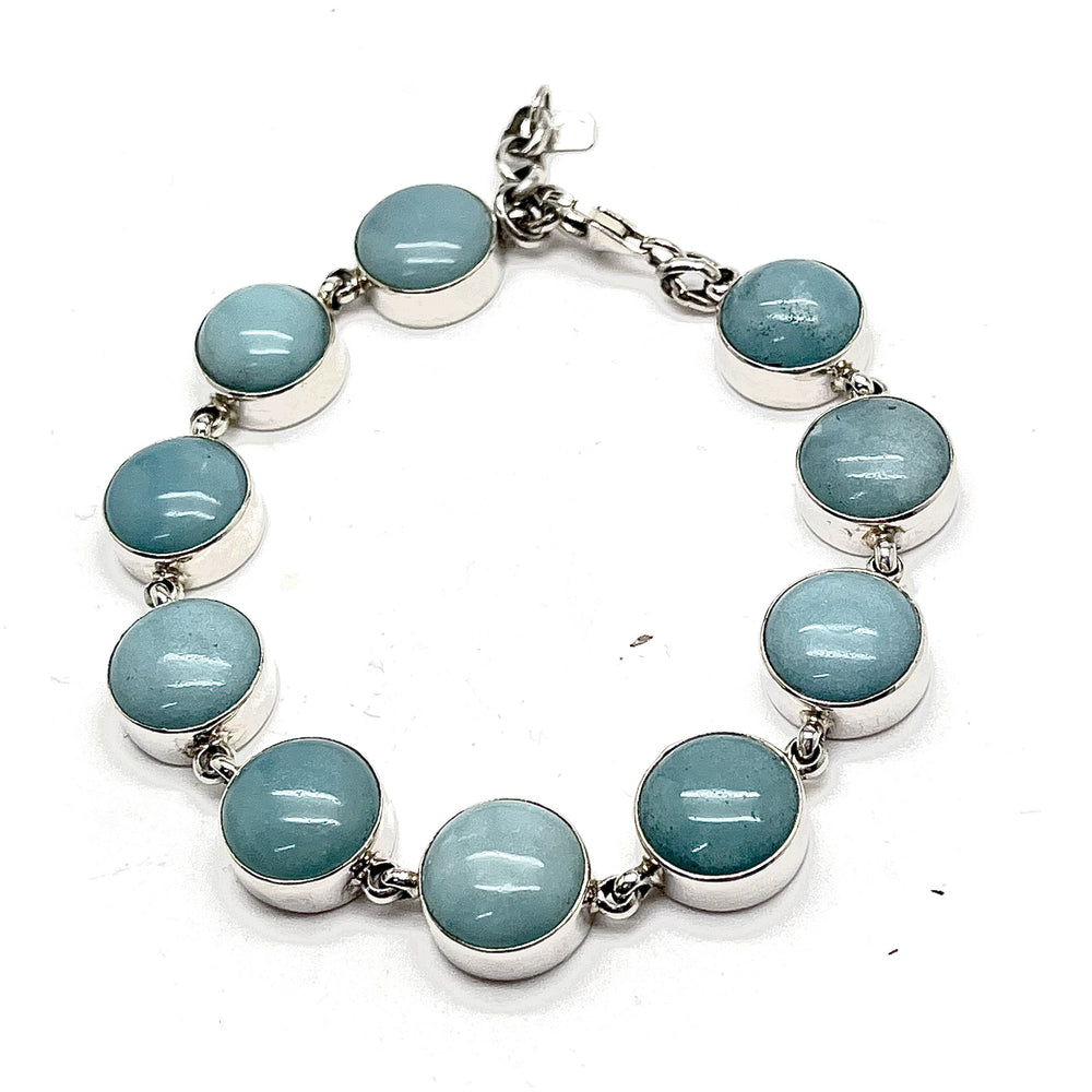 Bracelet Aquamarine Round | Carpe Diem With Remi