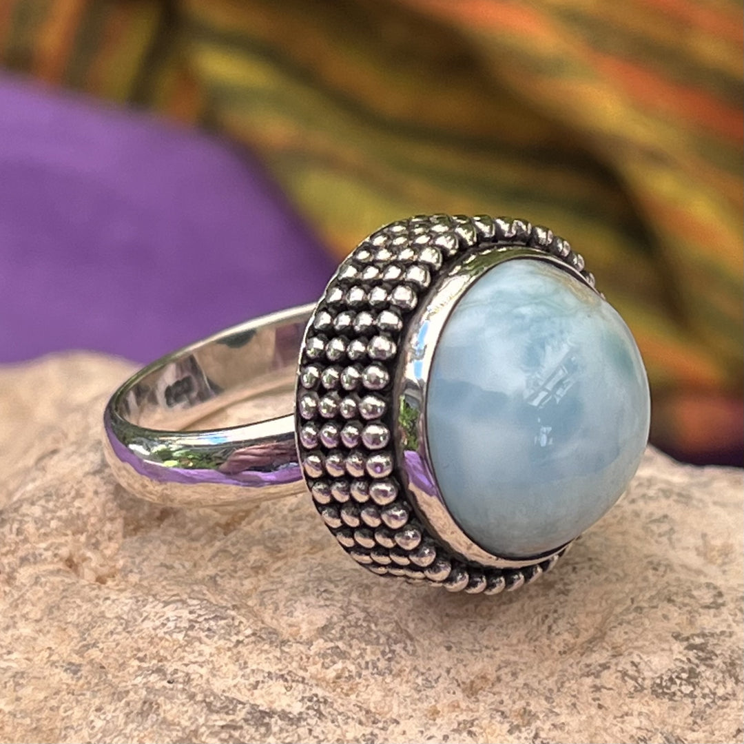 Ring Larimar Oval XL 1.6 cm