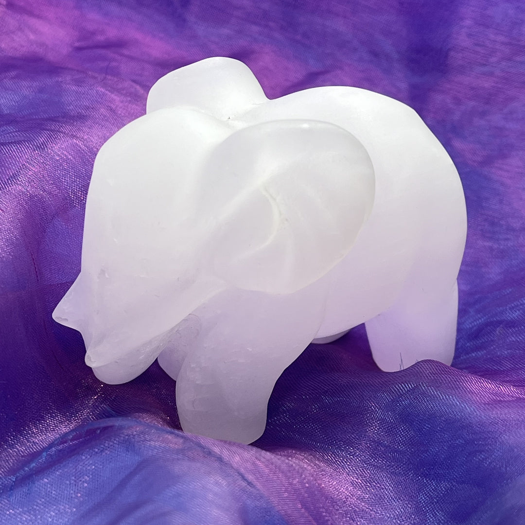 Elephant Satin Selenite 7.6 cm