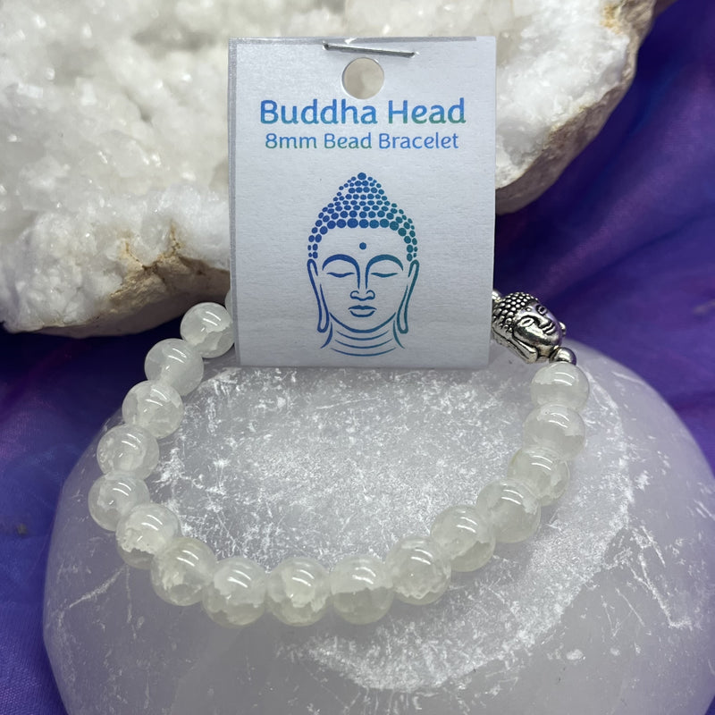 Bracelet Buddha Head 8 mm Bead
