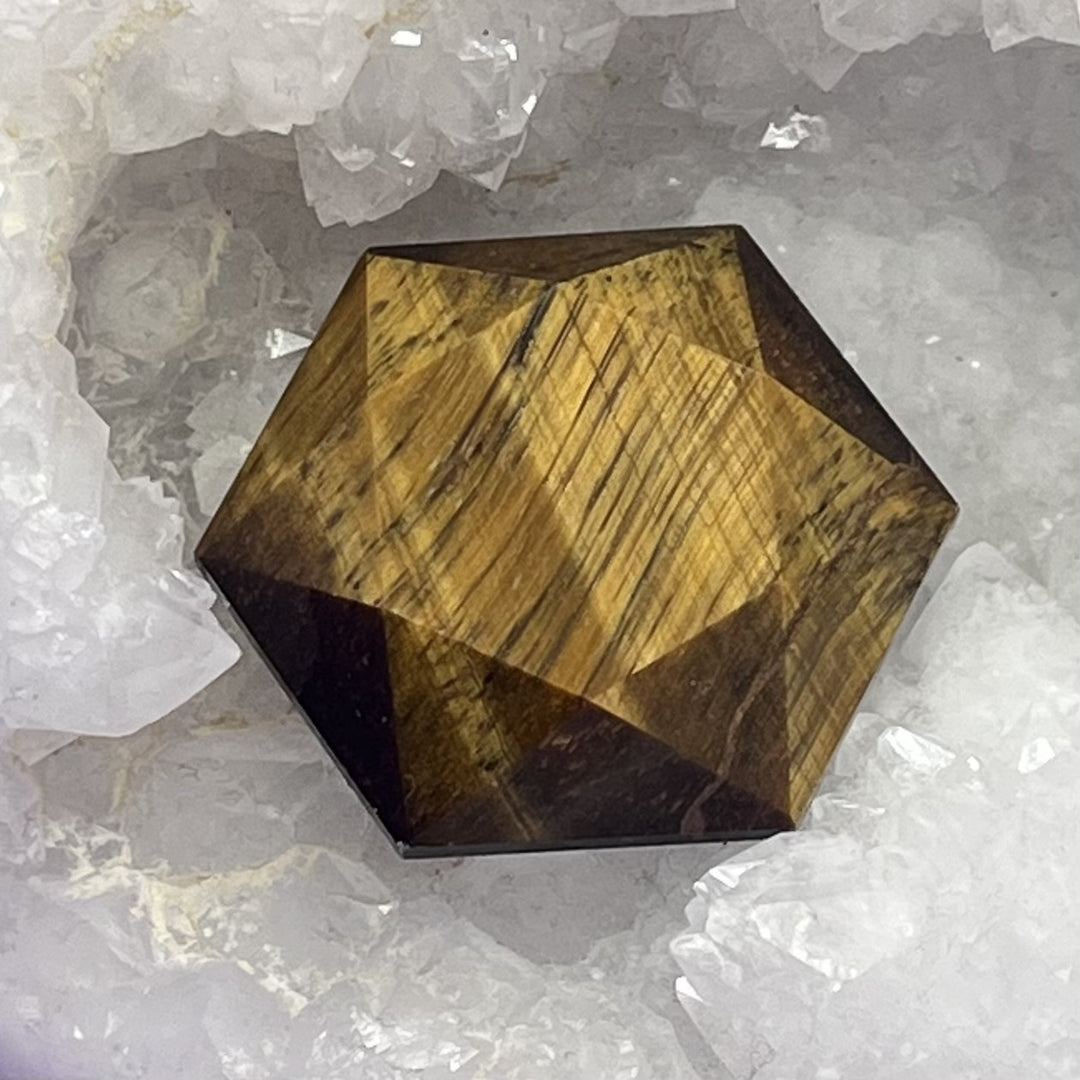 Star of David Tiger Eye 2.7 cm