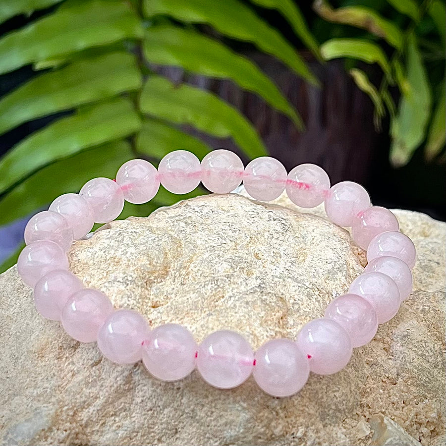 Bracelet Rose Quartz Bead 8mm | Carpe Diem With Remi