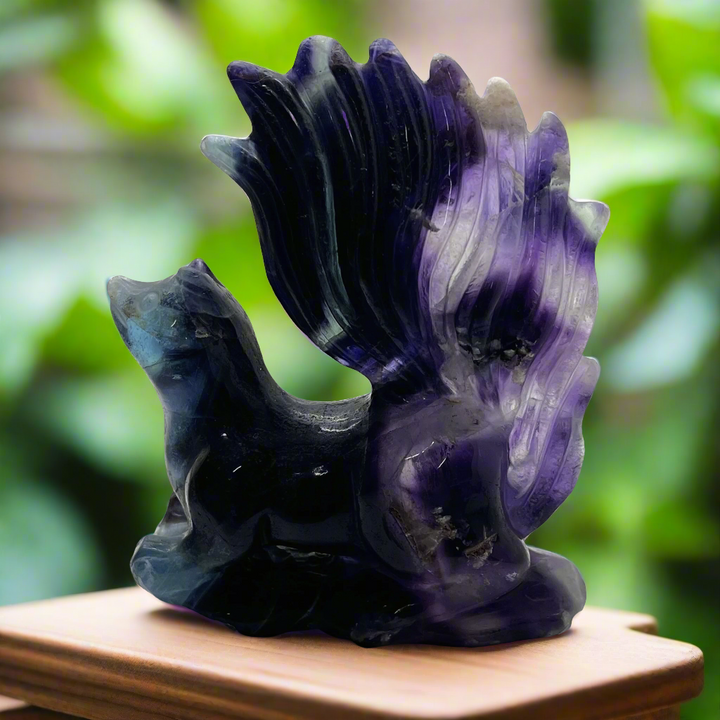 Nine Tail Fox Purple Fluorite | Carpe Diem With Remi