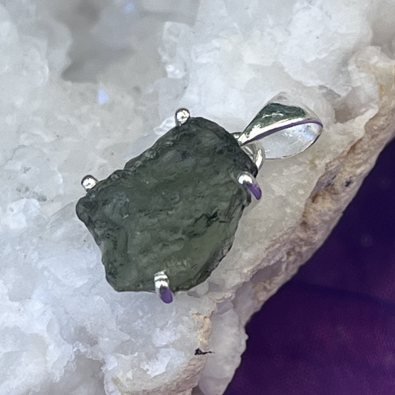 Pendant Moldavite Freeform 2.2 cm