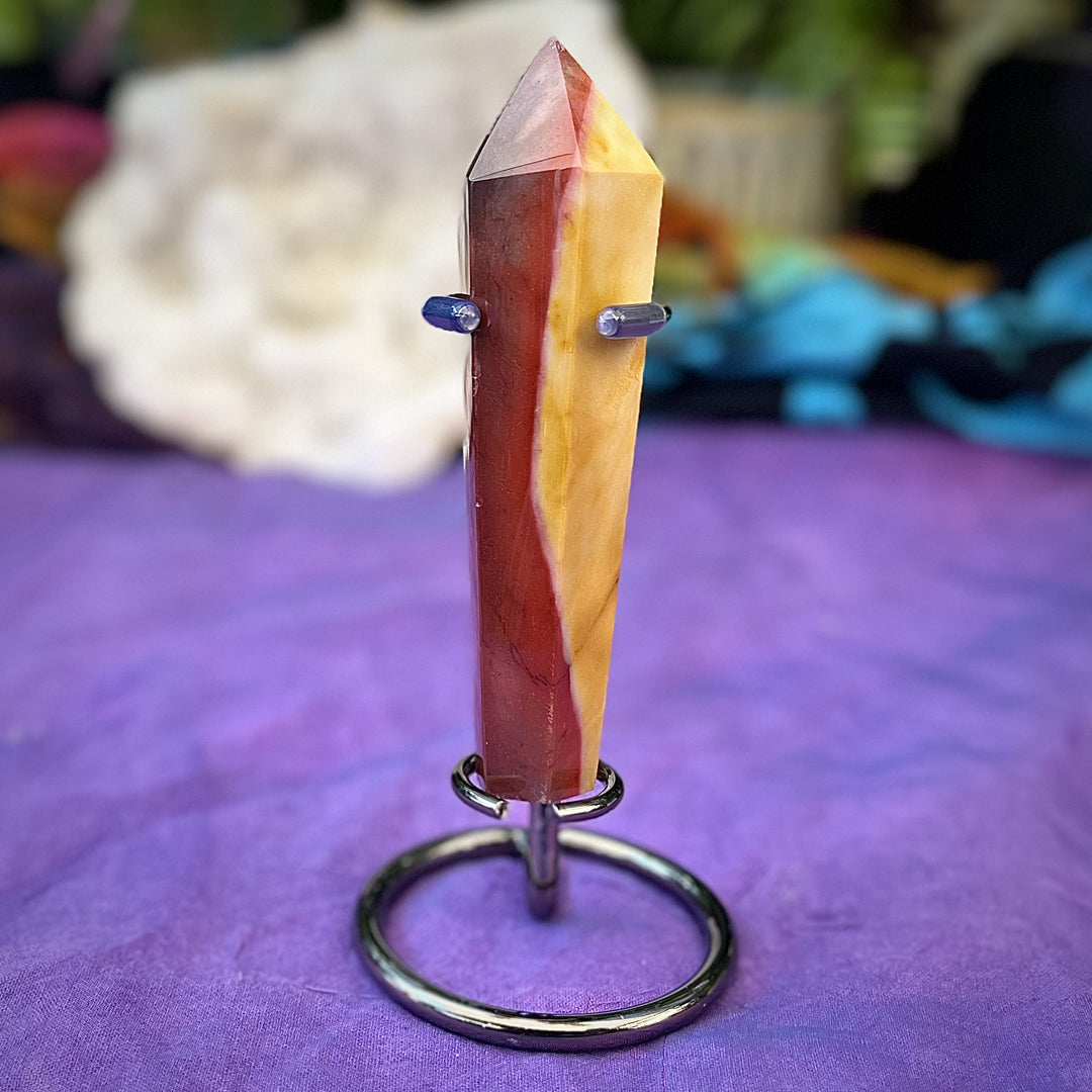 Wand Mookaite on Stand 11 cm