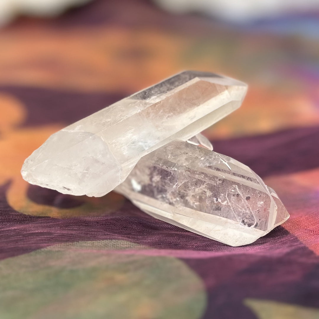 Twin Point Clear Quartz 7.5 cm