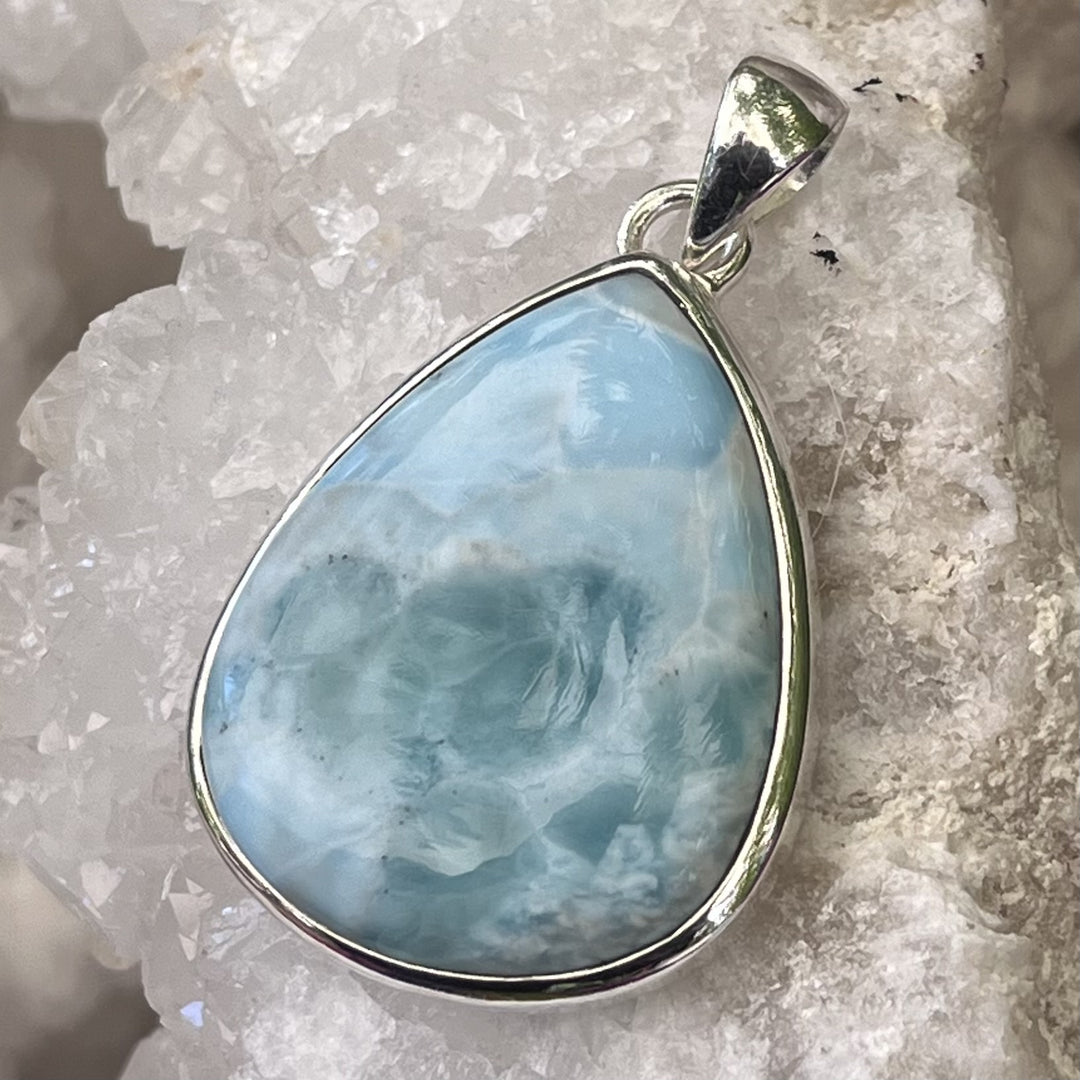 Pendant Larimar Teardrop XL 4.5 cm