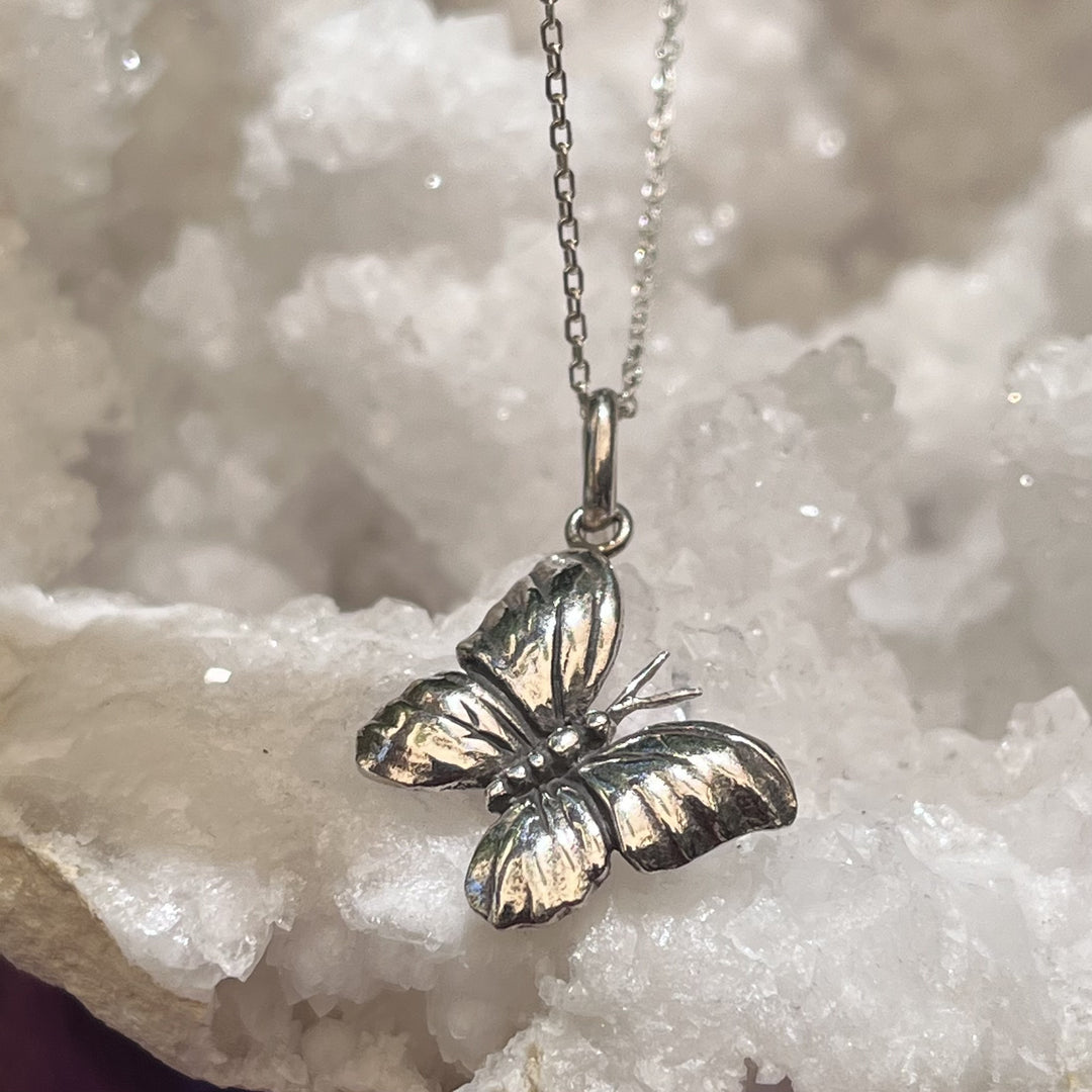 Necklace Butterfly Charm S/S