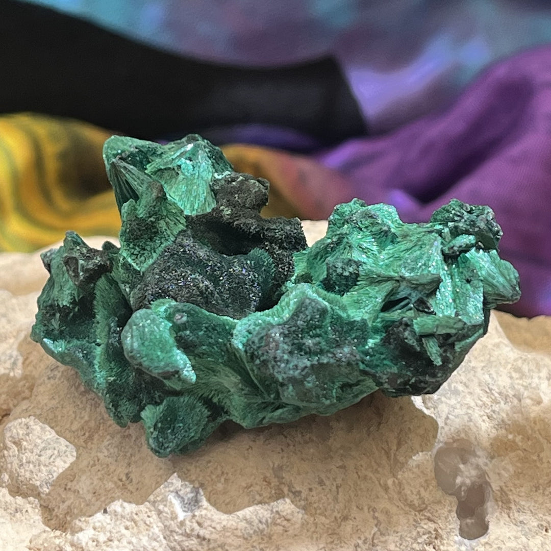 Malachite Velvet Raw 4.3 cm