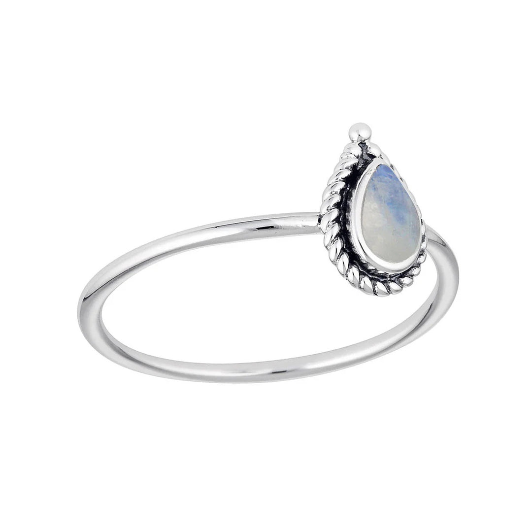 Ring Rainbow Moonstone Luria