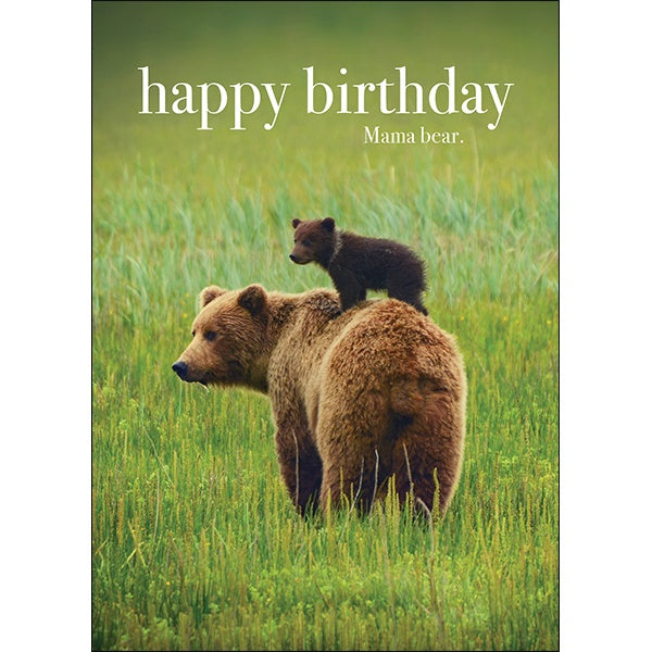 Happy Birthday Mama Bear Card