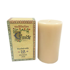 Meditation Candle Wide 80 Hr