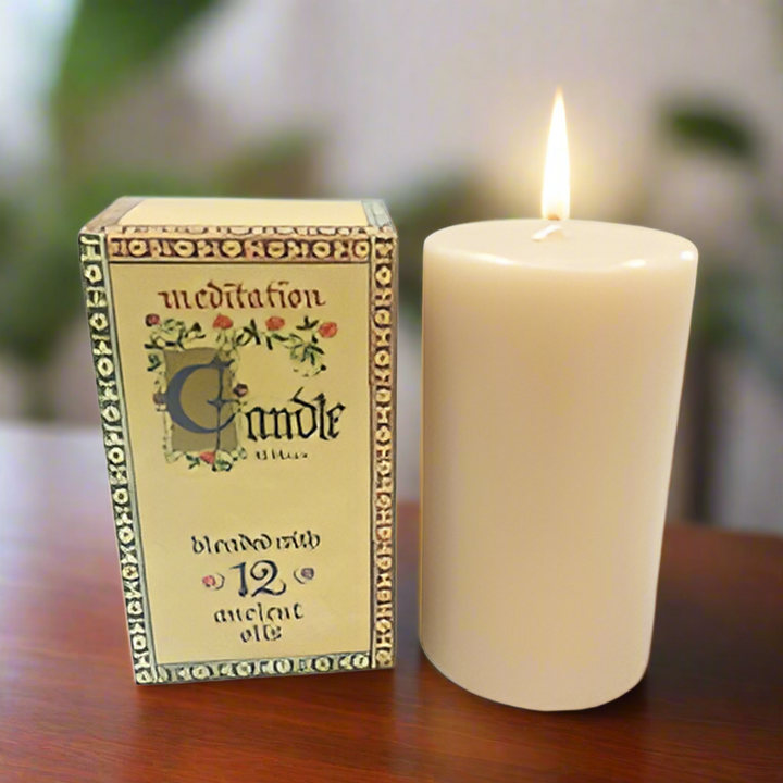 Meditation Candle Wide 80 Hr