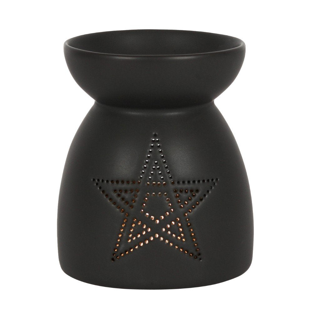 Oil Burner Pentagram Black