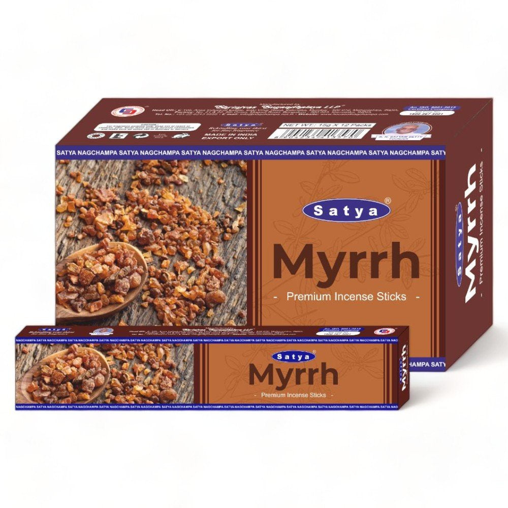 Satya Myrrh Premium Incense Sticks 15g