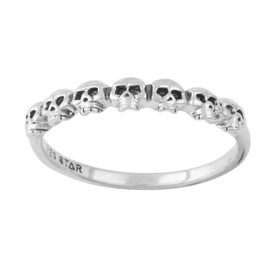 Ring Skull Stacker Petite