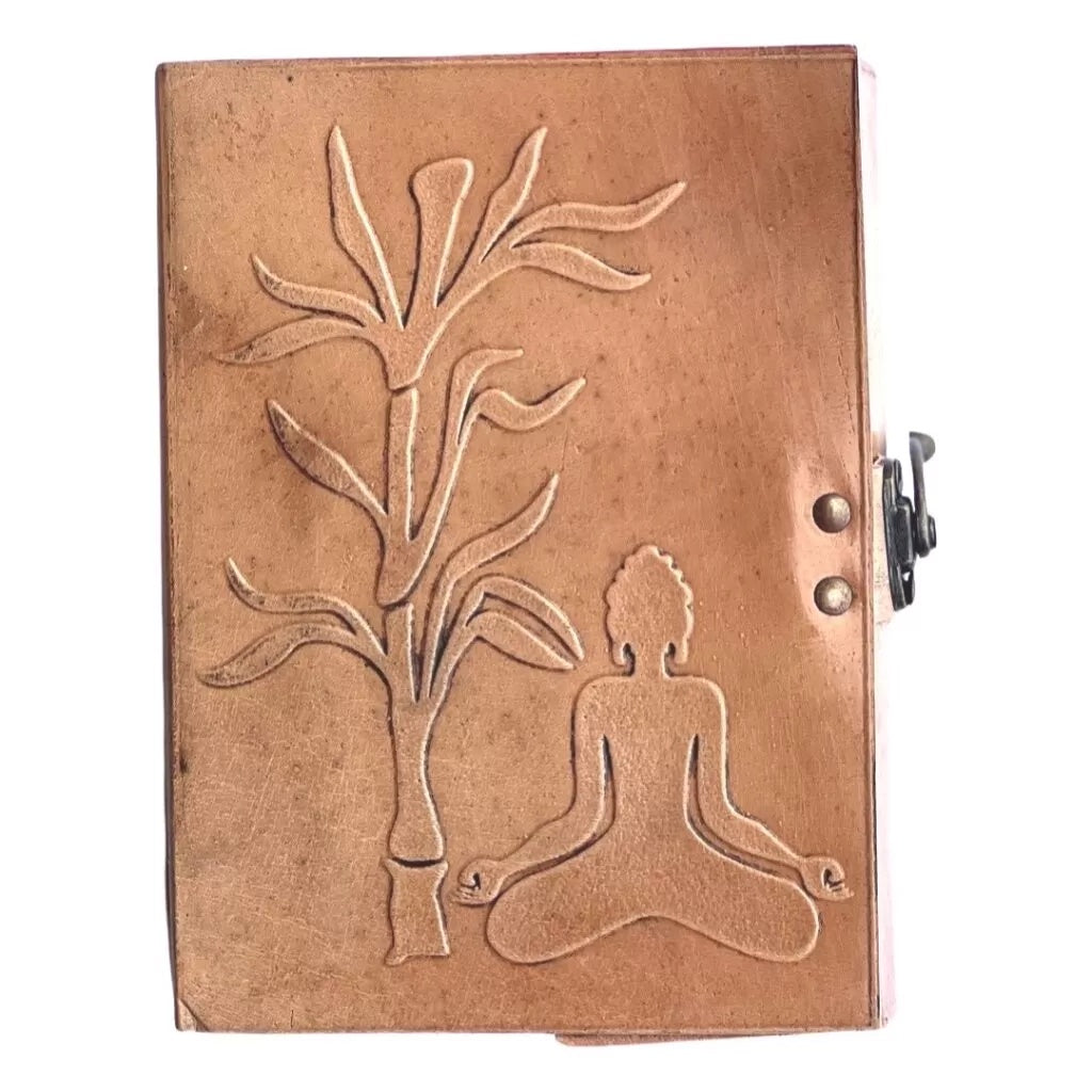 Journal Yoga Tree Medium Embossed