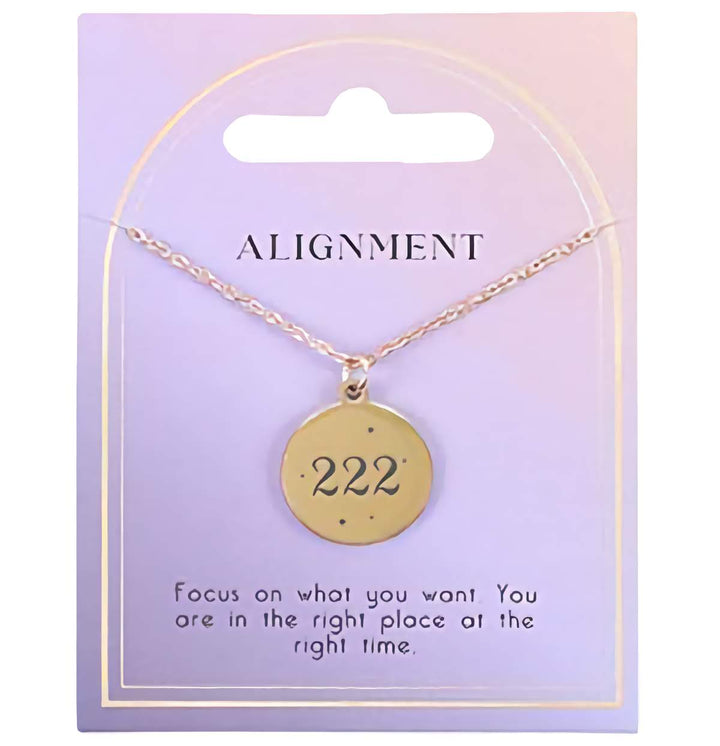 Necklace 222 Alignment Angel Number