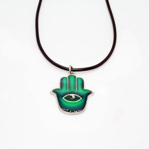 Pendant Hamsa Evil Eye Moon Choker