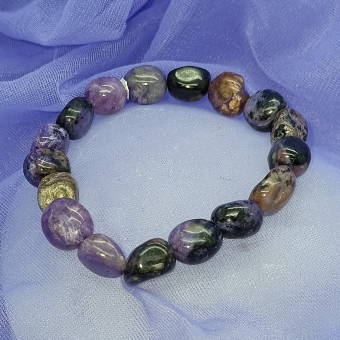 Bracelet Charoite Nuggets | Carpe Diem With Remi