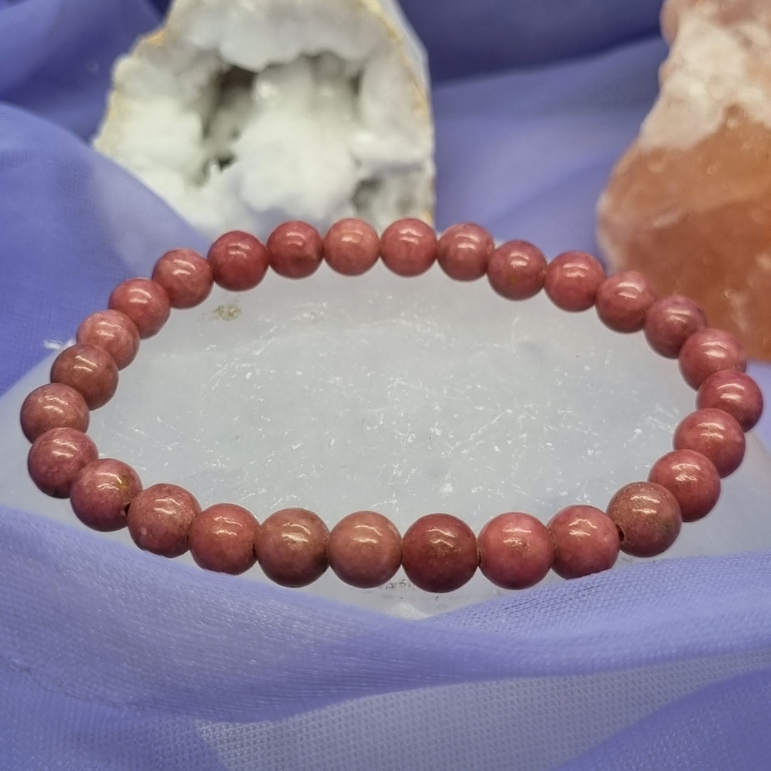 Bracelet Rhodonite 5mm Beads | Carpe Diem With Remi