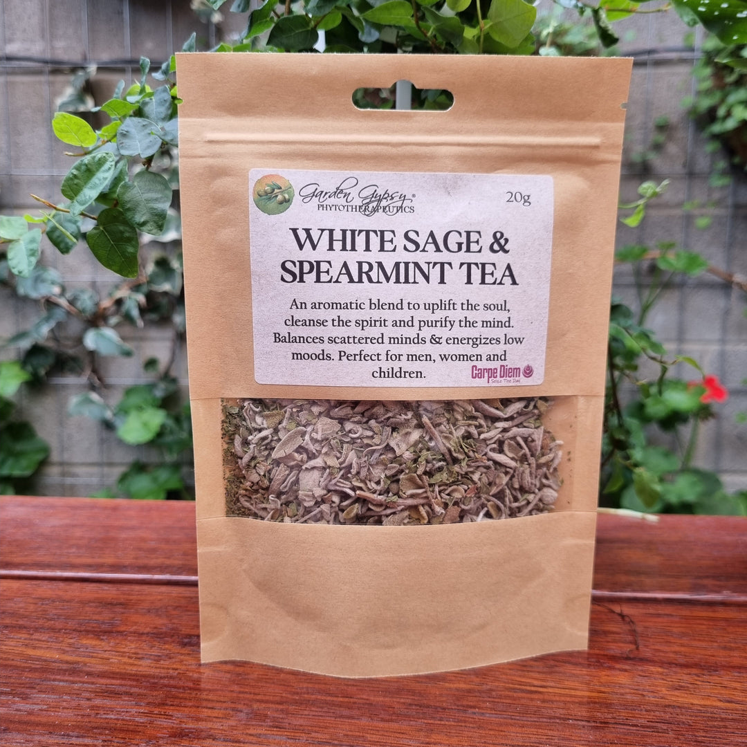 Herb White Sage and Spearmint Tea 20g | Carpe Diem With Remi