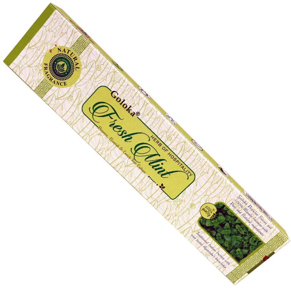 Fresh Mint Goloka Incense 15g | Carpe Diem With Remi