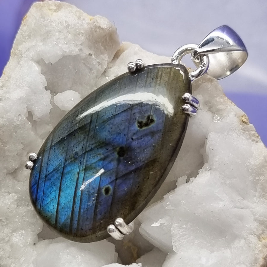 Pendant Labradorite Medium Tear Drop | Carpe Diem With Remi