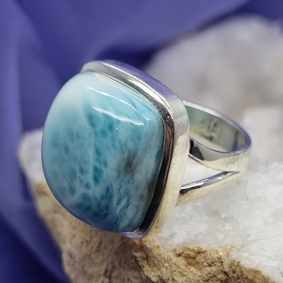 Ring Larimar Square Size 7.5 A | Carpe Diem With Remi