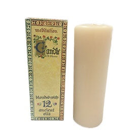 Meditation Candle Tall 70 Hr | Carpe Diem With Remi