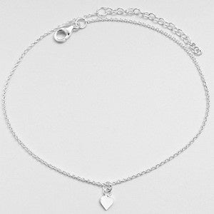 Anklet Silver Heart | Carpe Diem With Remi