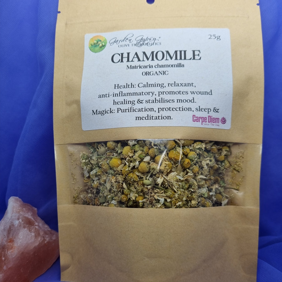 Herb Chamomile Organic 25g | Carpe Diem With Remi