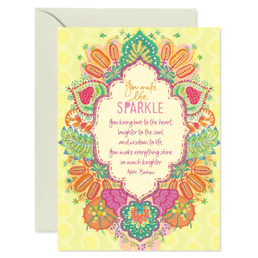 Greeting Card Sparkle | Carpe Diem With Remi