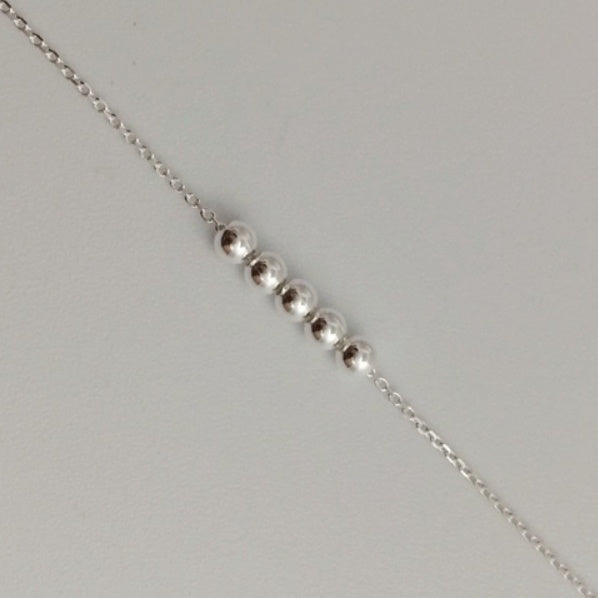 Anklet Sterling Silver Balls | Carpe Diem With Remi