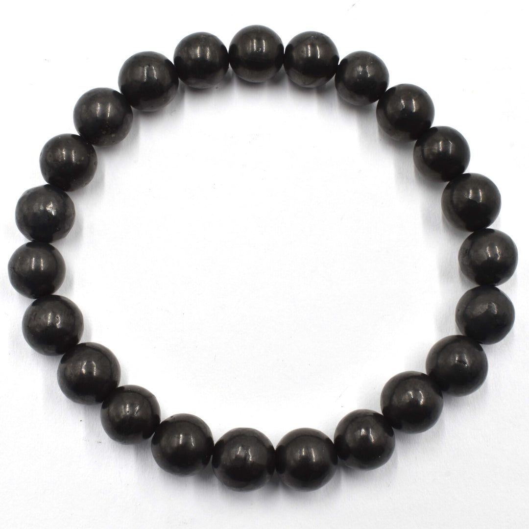 Shungite Bead Bracelet 8 mm