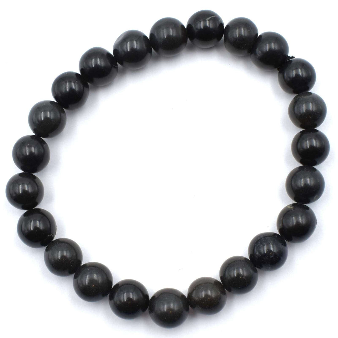 Shungite Bead Bracelet 9mm